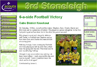 3rd Stoneleigh Scouts website