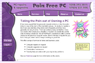PainFreePC Website